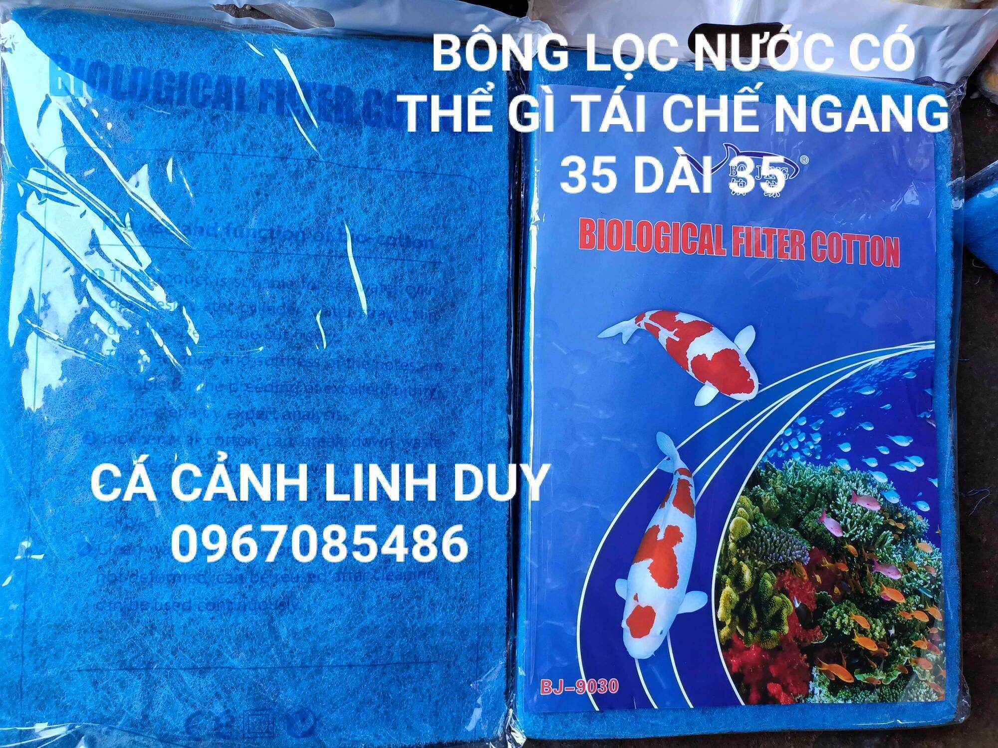 Bông lọc nước 90 x 30 x 2cm , bông lọc cá koi , bông lọc