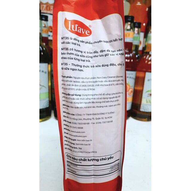 Bột sữa Bột kem béo thực vật Mt35 túi 1kg