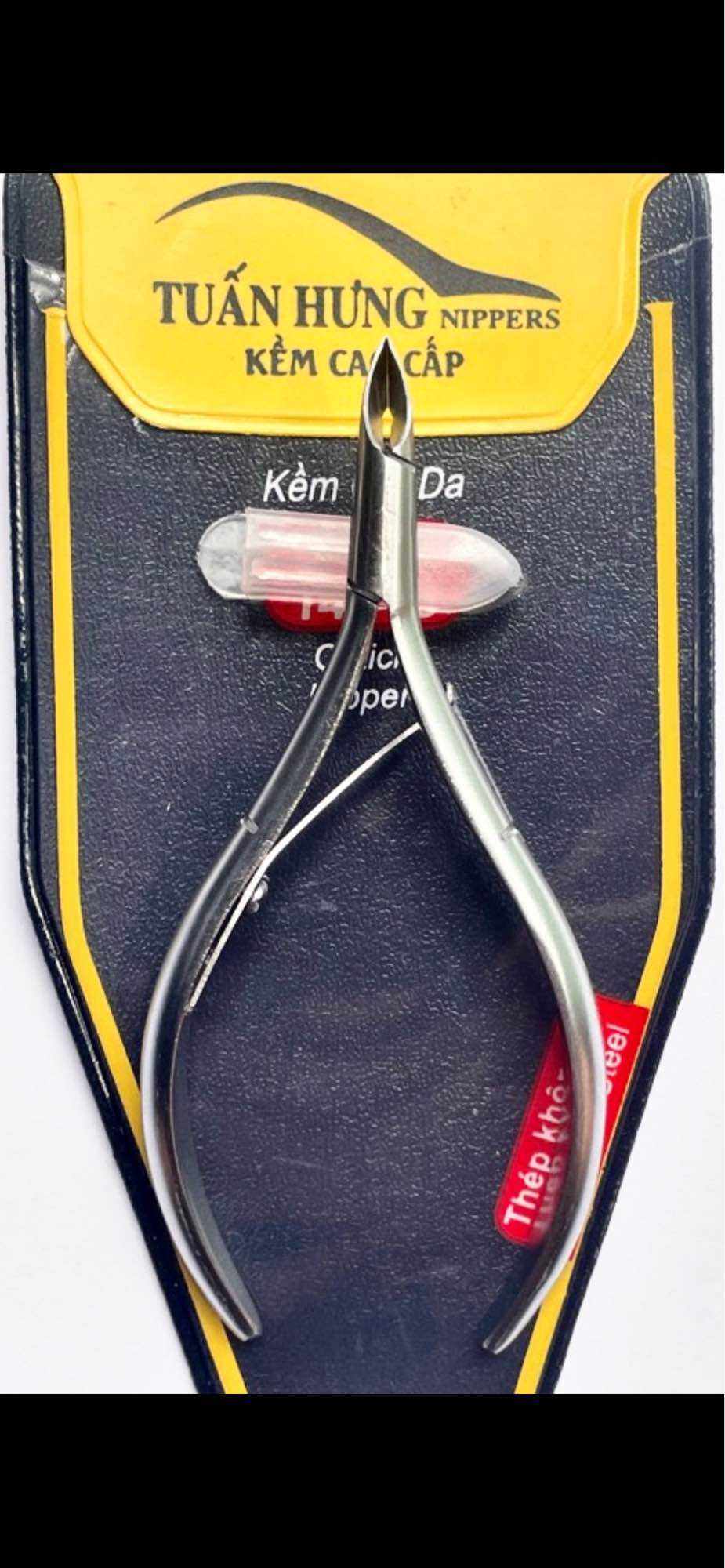 Kềm cắt da inox (mang tròn)