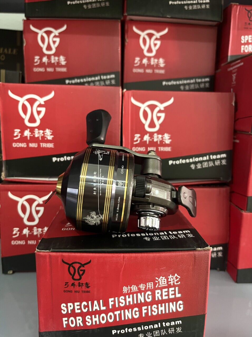 Máy thu dây câu cá hiệu bò tót