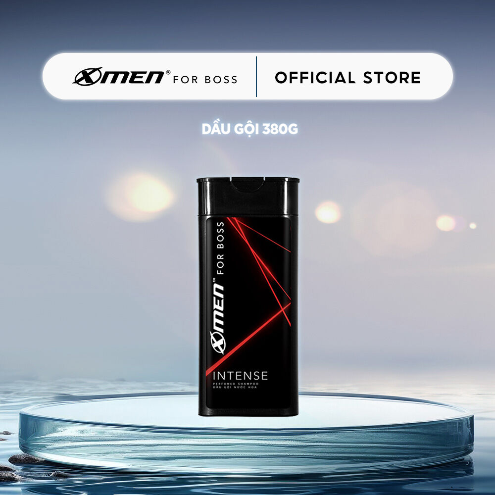 Dầu gội nước hoa X-Men For Boss Intense - Mùi hương trầm đầy nội lực 380g