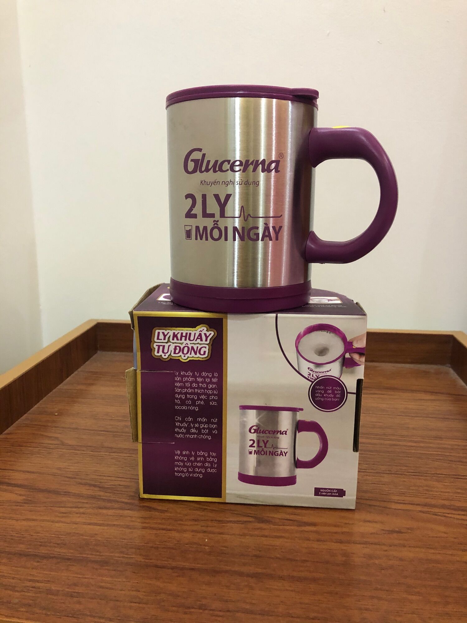 Ly khuấy tự động glucerna