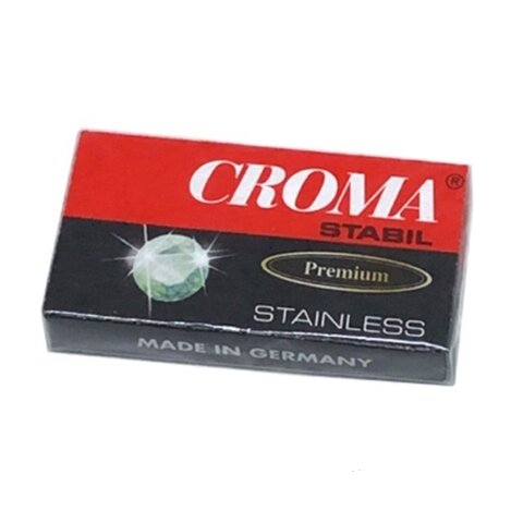 Combo of 6 Boxes of Croma Brand Razor Blades (10 Blades/Box)