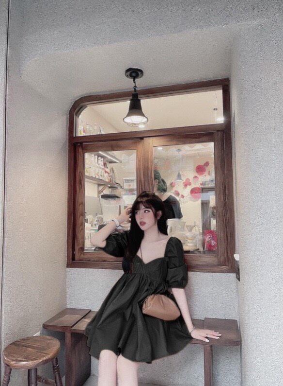 50-95kg Bigsize ĐẦM BABYDOLL CỔ TIM