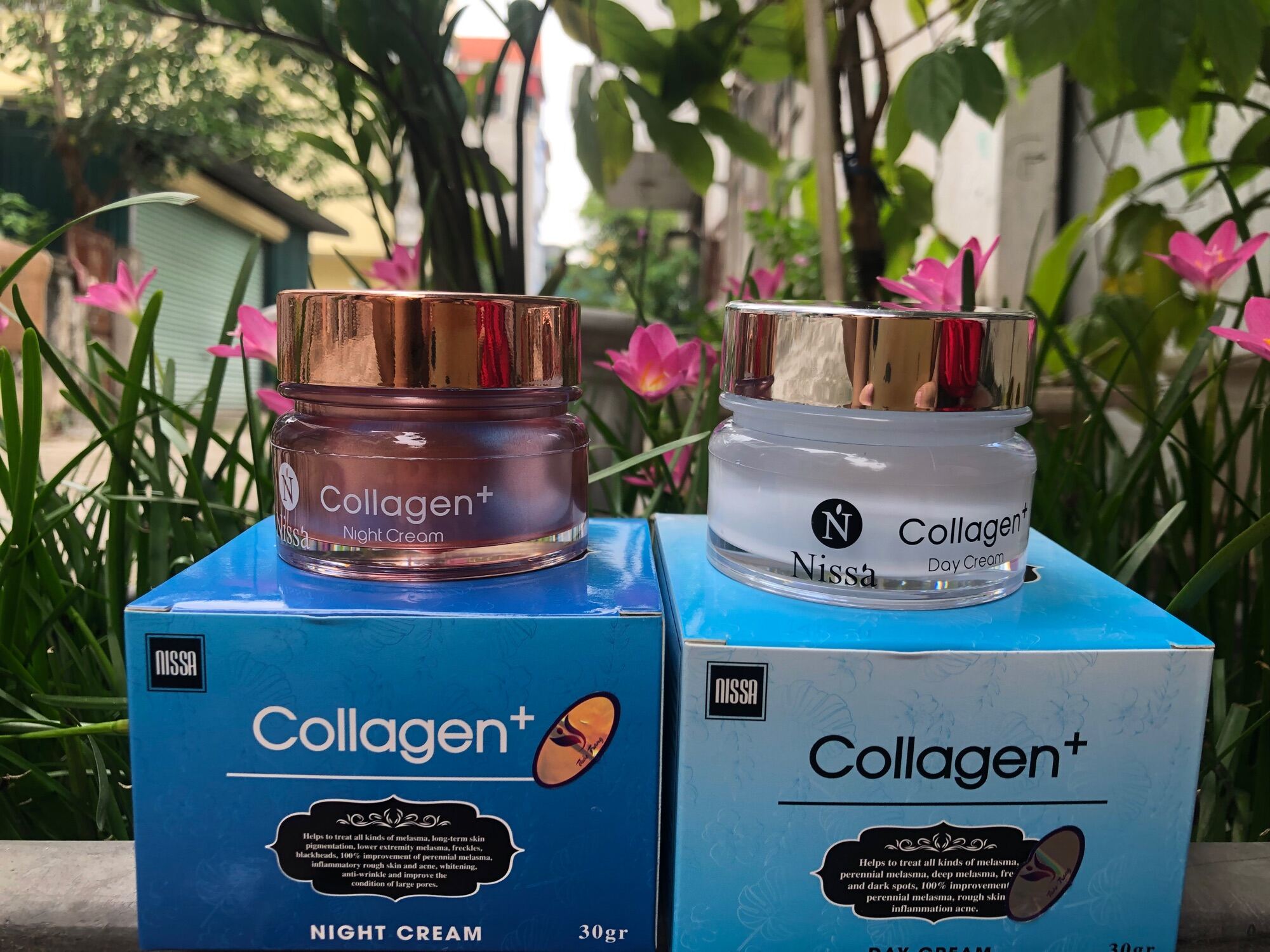 Nissa collagen siêu nám tàn nhang trọn bộ ngày đêm