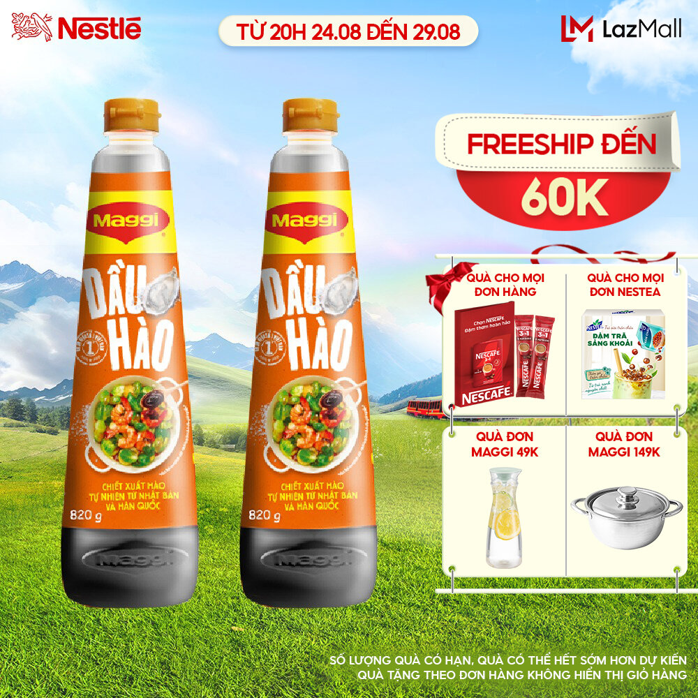 Combo 2 dầu hào maggi® chai 820g