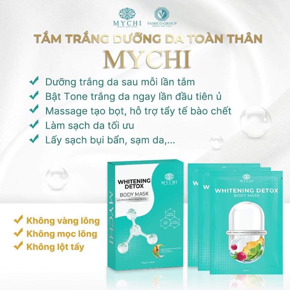 Combo Tắm Trắng Mychi (kem body khoá trắng mychi và Tắm trắng Mychi)