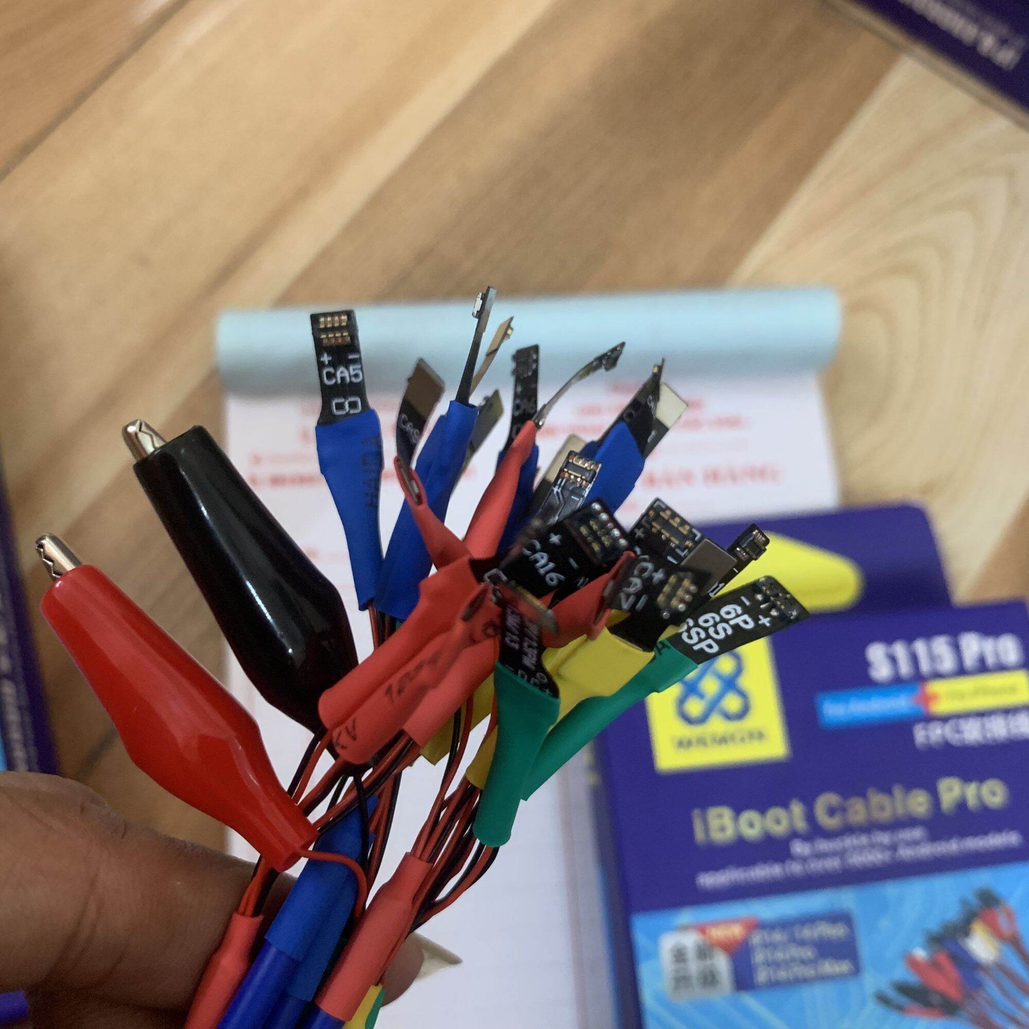 Dây cấp nguồn ip và androi S115 pro