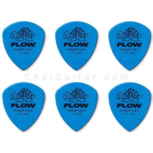 Usa 6 dunlop tortex flow 1.0mm - phím đàn guitar - pick - picks