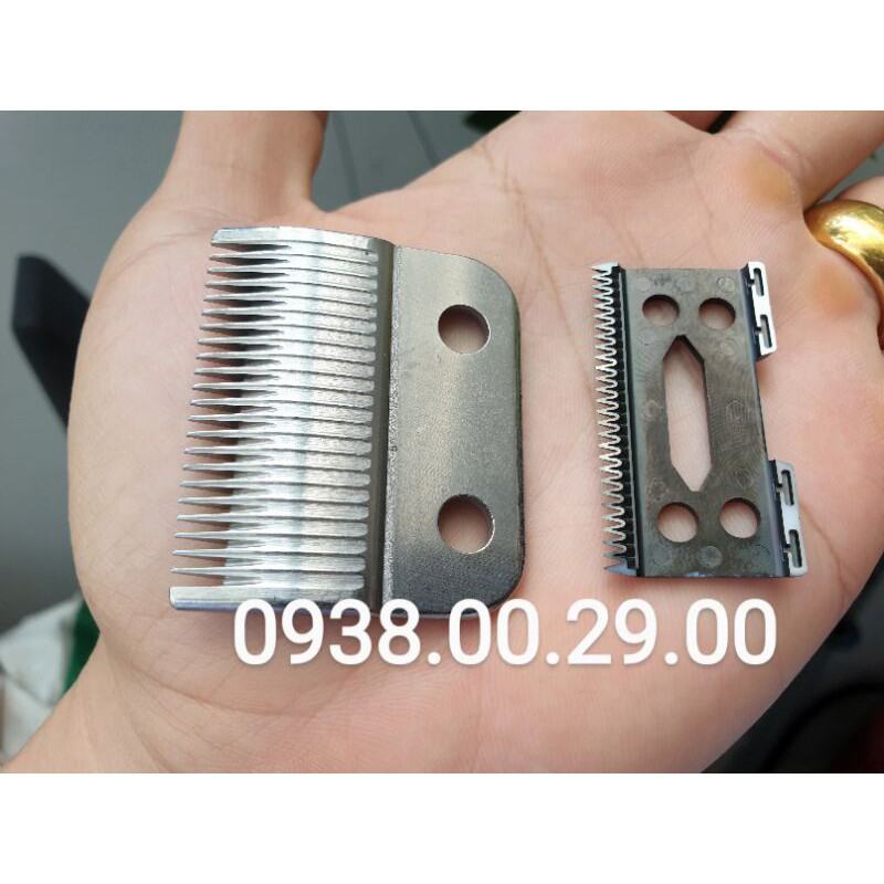 Lưỡi Sứ Tông Đơ Cắt Tóc Cao Cấp Cho Máy Kemei, Surker, Jame, Bộ Lưỡi Sứ Carbon Cắt Ngọt Chạy Êm. (Ảnh Thật). 