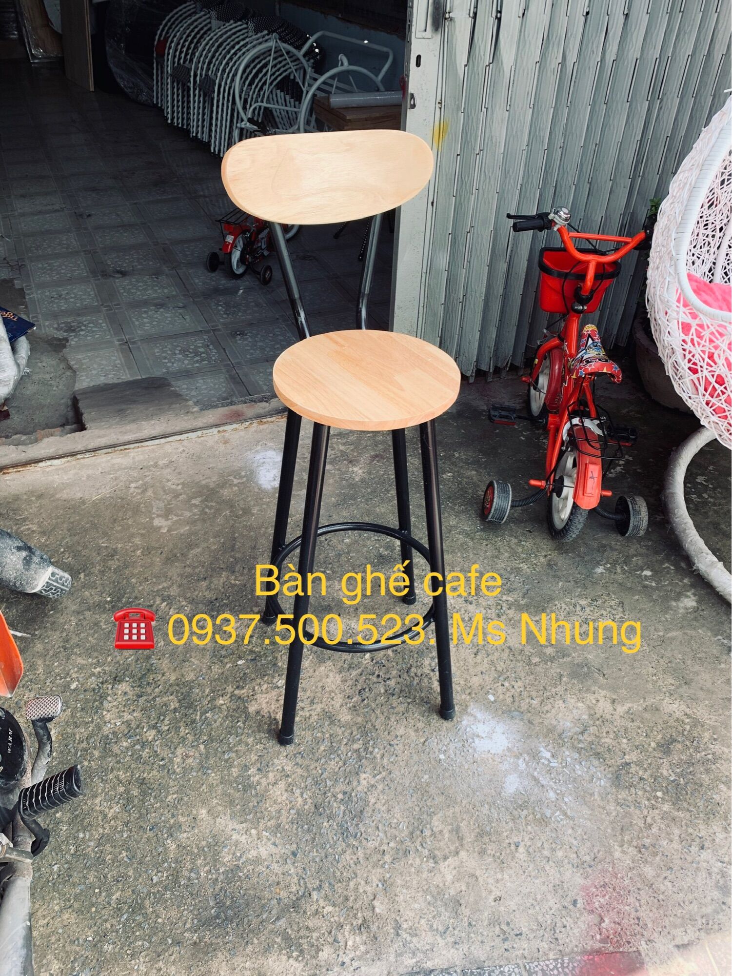 Ghế bar gỗ