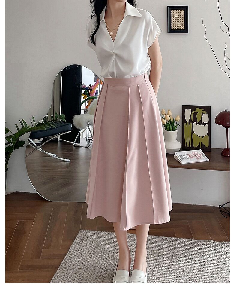 Áo xoắn ngực cổ sơ mi nhiều màu