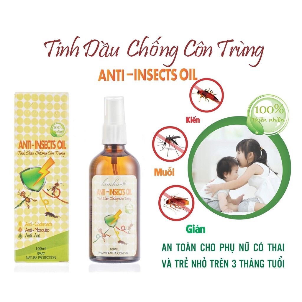 Tinh dầu chống gián,kiến ba khoang,muỗi