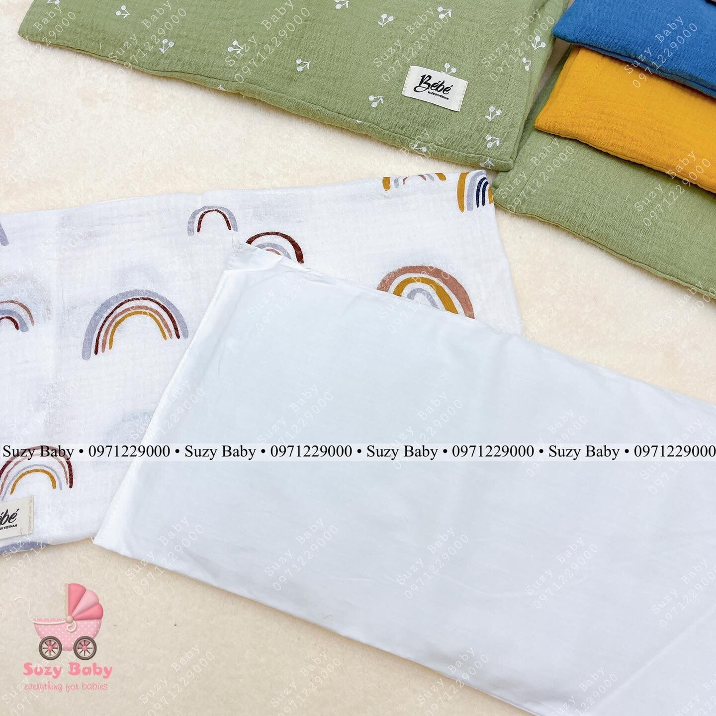 GỐI CHẶN VỎ ĐỖ, GỐI ĐẦU BÉBÉ