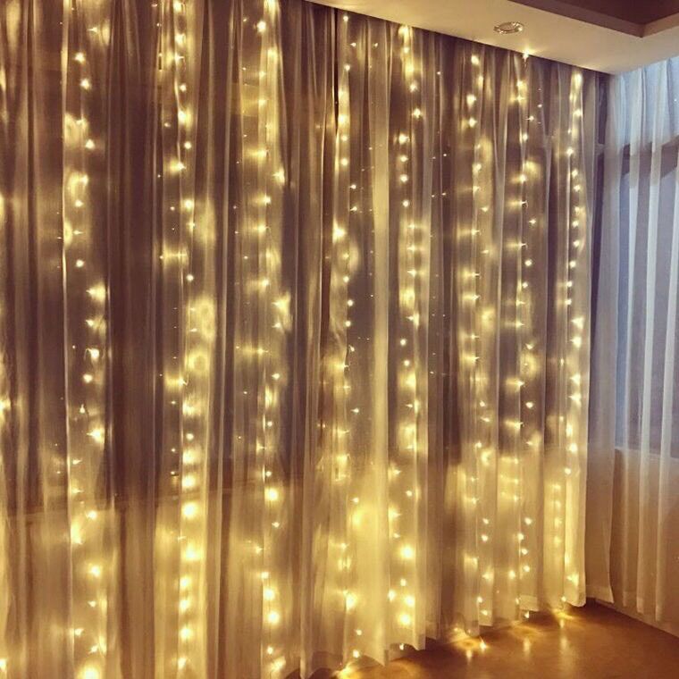 Đèn Led Rèm Mưa Đèn Trang Trí