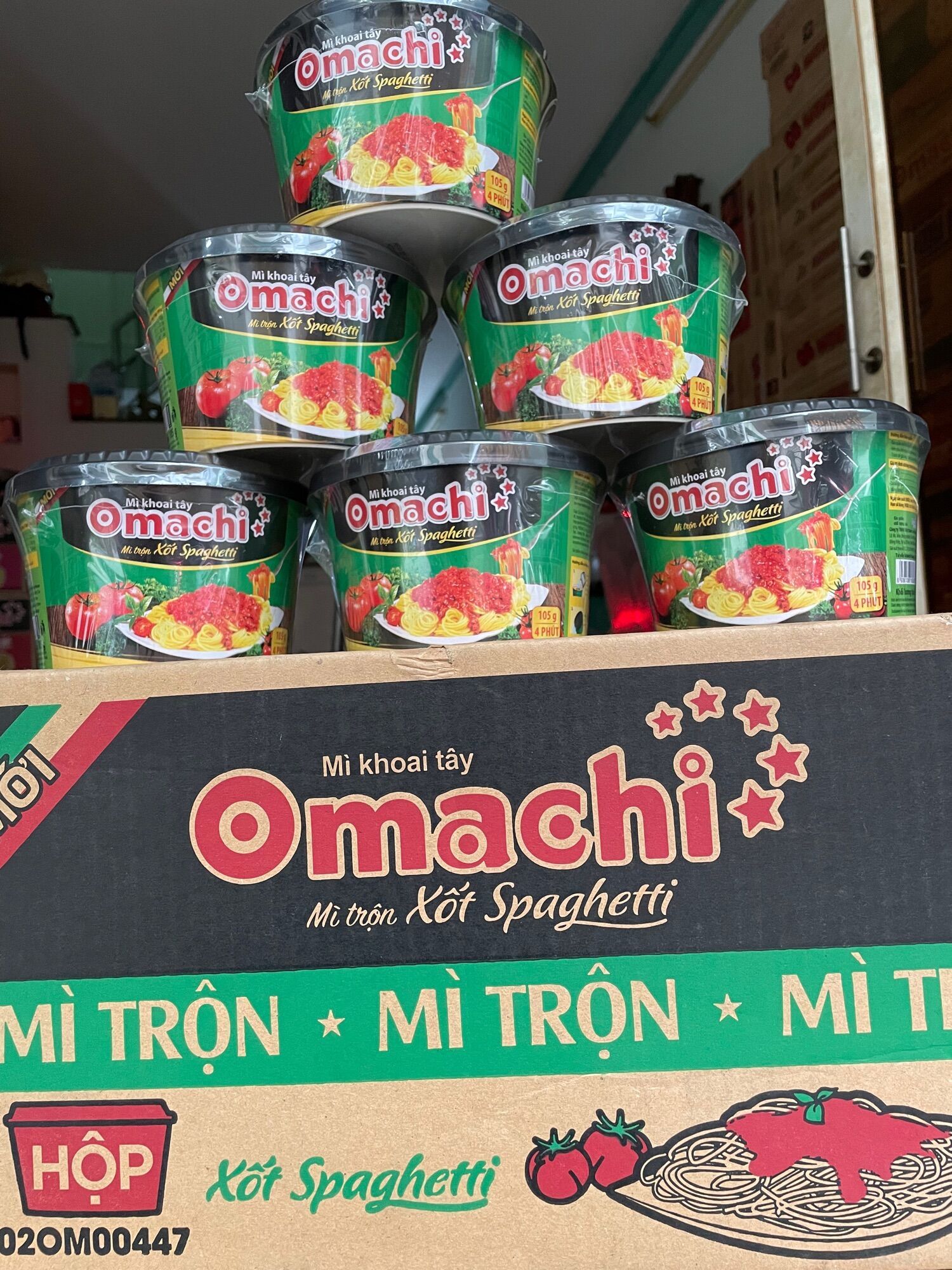 Mì Trộn Omachi spaghetti  6 tô