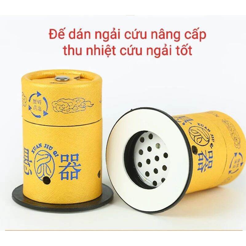 Hộp đốt ngải cứu chườm nóng mát xa châm cứu .Hộp giữ nhiệt hơ ngải cứu, dụng cụ hơ ngải cứu