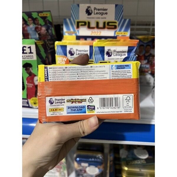 [ Pack lẻ ] Panini Plus Premier league mùa 2022