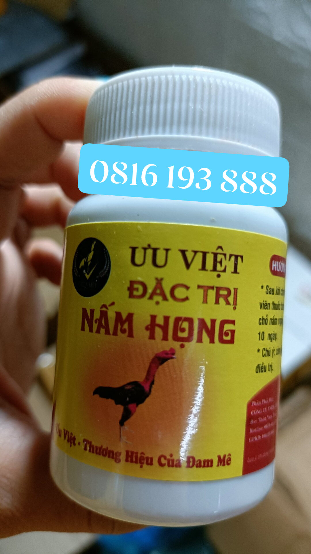 Khỏi nấm họng nấm cóc hầu ưu việt