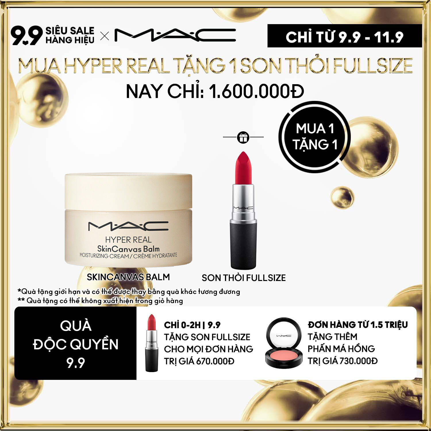 ĐỘC QUYỀN 9-11.9 Kem dưỡng da MAC Hyper Real SkinCanvas Balm ...