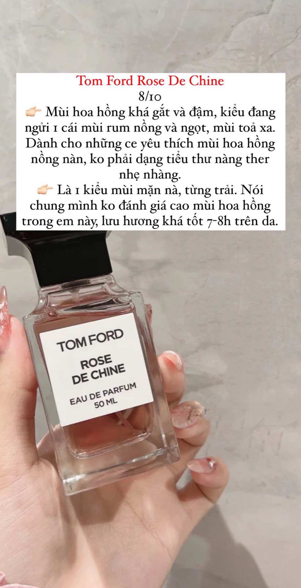 [Auth] Nước Hoa Chiết Unisex Tom Ford Rose De Chine.