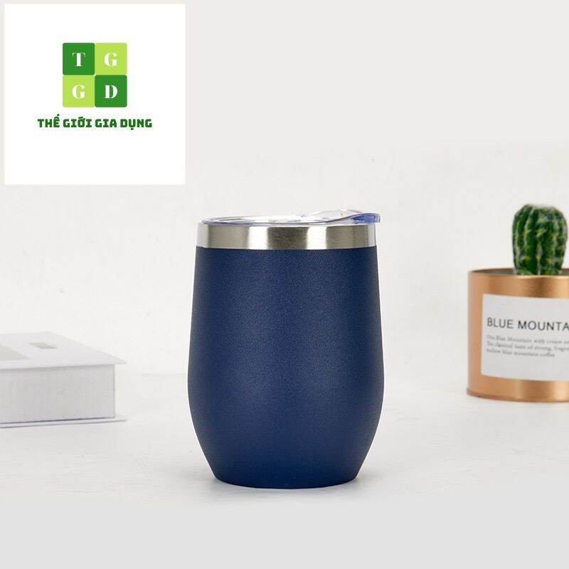 Cốc giữ nhiệt mini ly giữ nhiệt inox 304 cao cấp cốc trứng để bàn chống tràn ly uống cafe đựng nước 