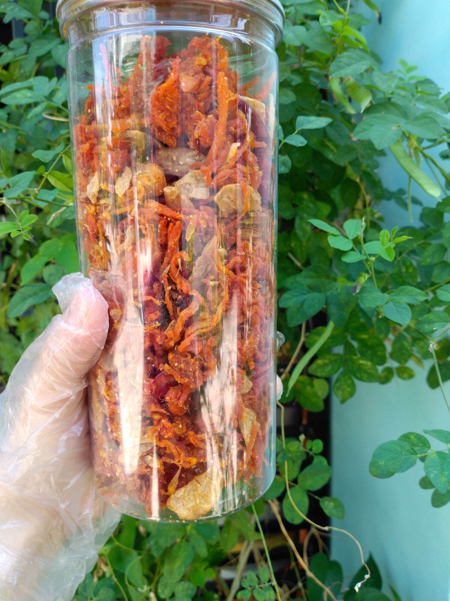 khô heo cháy tỏi 300g