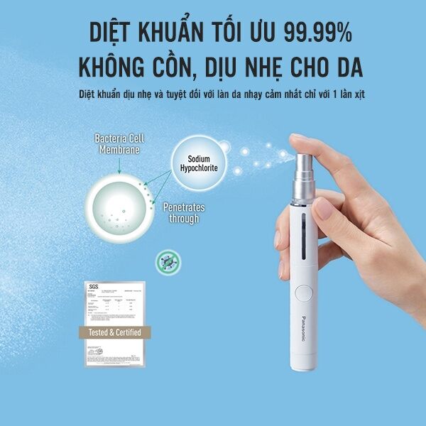 Máy xịt diệt khuẩn cầm tay panasonic dl-sp006vn-w