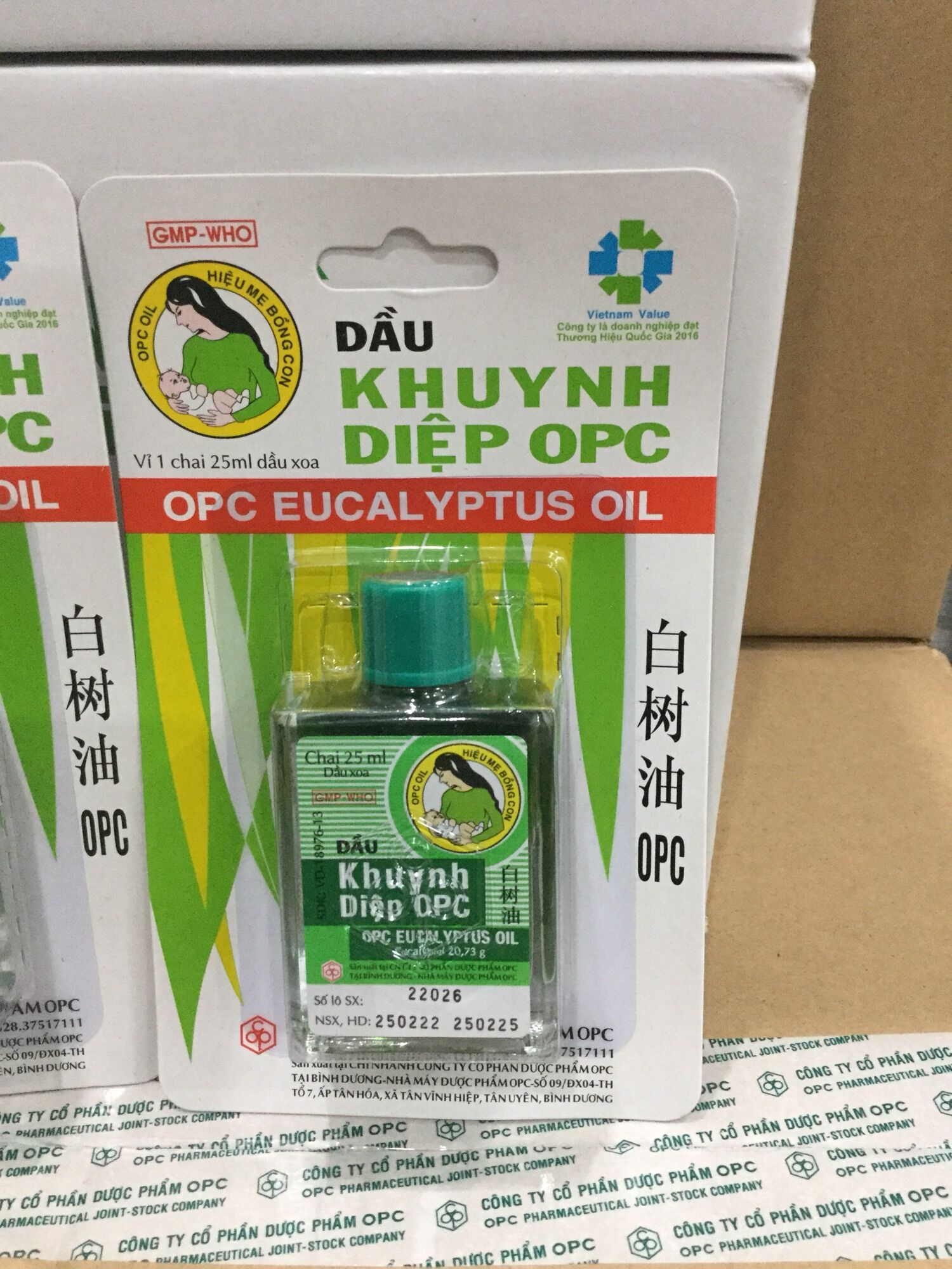 DẦU KHUYNH DIỆP OPC ( CHAI 25ML )