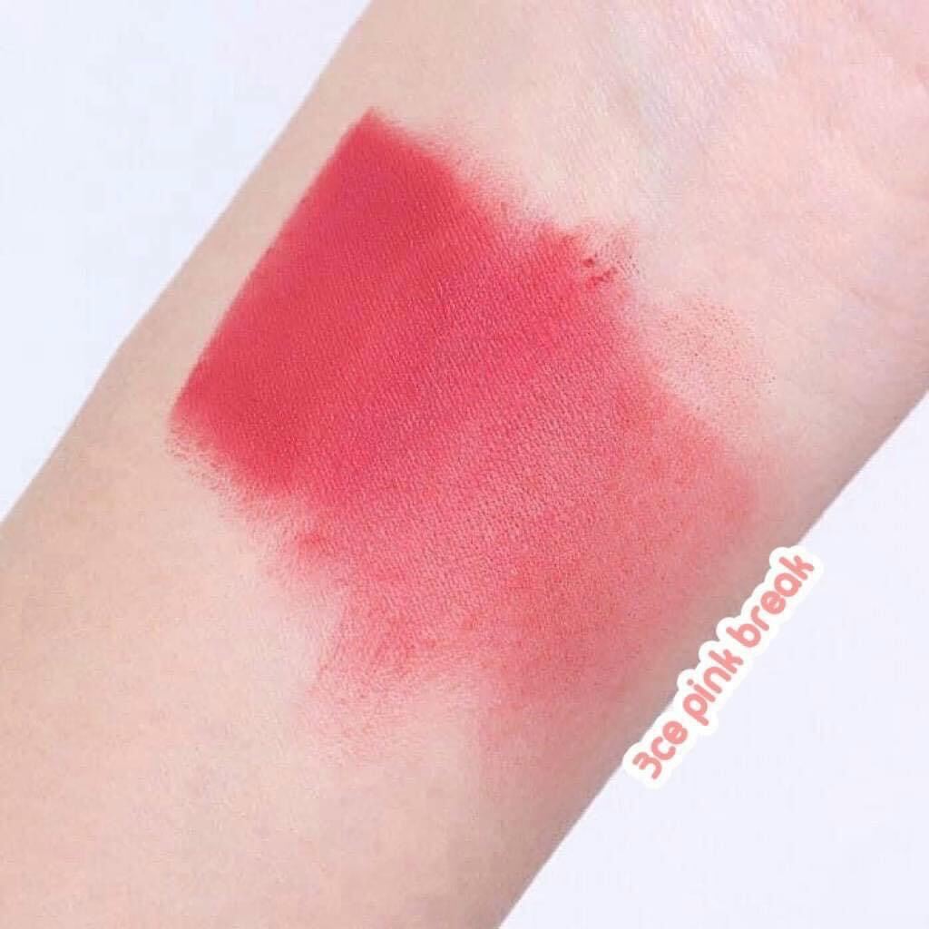 Son kem 3CE Velvet Lip Tint Pink Break - Going right - Best ever - Cashmere Nude - Bitter Hour - Child like