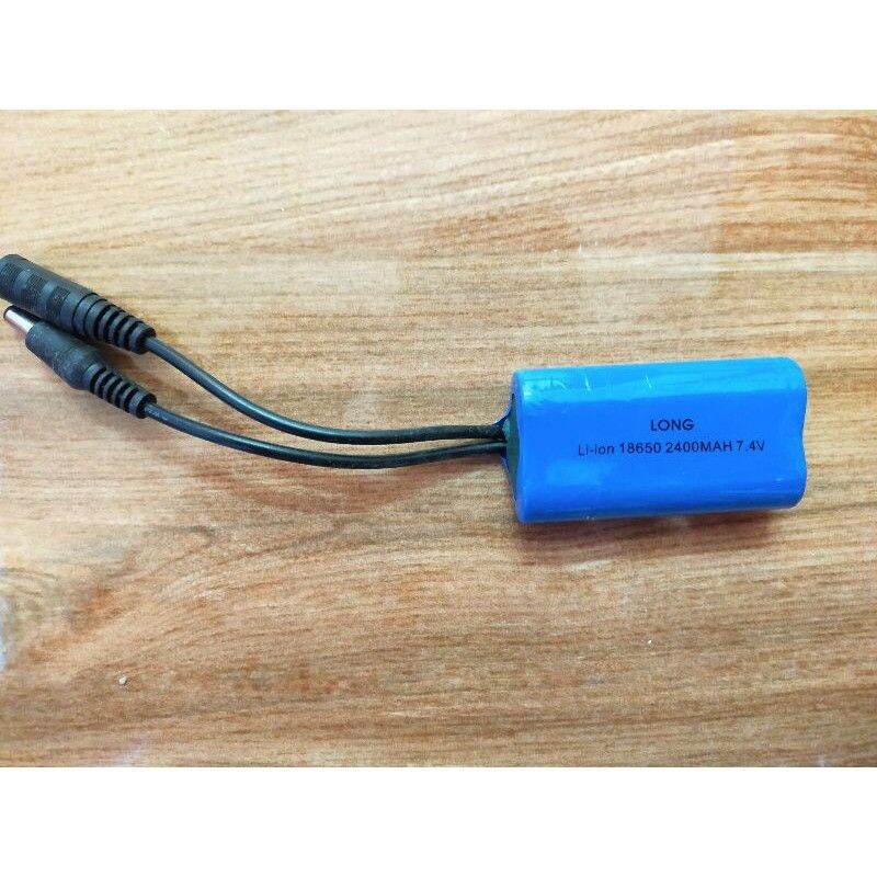 Pin dự phòng along 7.4vl, 2200mah dùng cắm ngoài cho loa bẫy chim trợ giảng