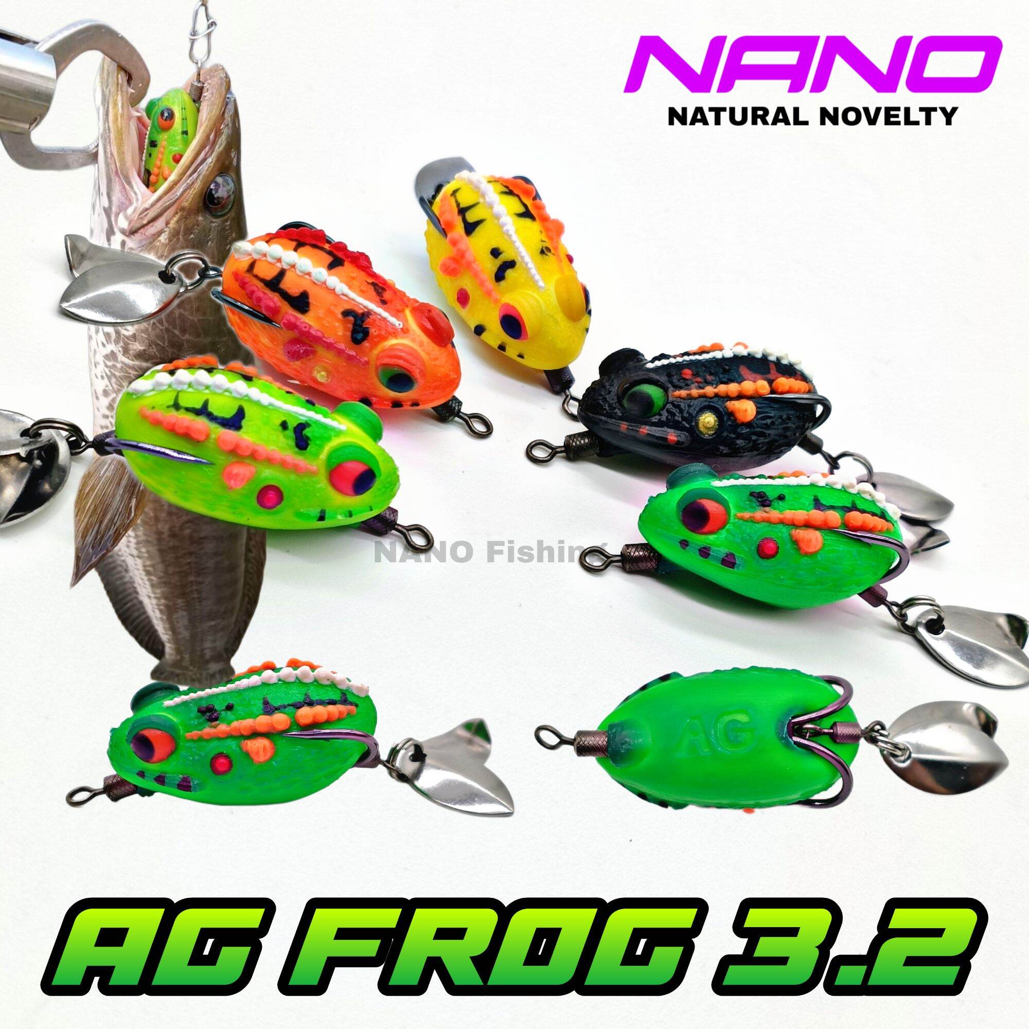 Mồi Câu AG FROG 3.2 THAILAND 6.5gr 3.2cm