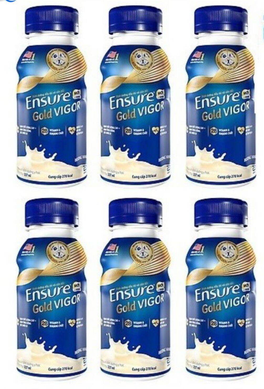 Combo 6 Chai Sữa Nước Ensure Gold Vigor date mới