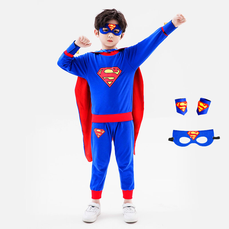 Trang phục trẻ em halloween bộ đồ siêu nhân trang phục cosplay trẻ em quần áo người nhện trang phục biểu diễn bé trai đẹp trai