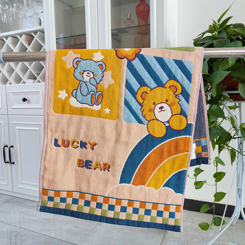Khăn Mặt Vải Cotton Ba Lớp Mềm Mại Thấm Hút Nhanh Dùng Tại Nhà Nhiều Kiểu Dáng Khăn Mặt Vải Cotton N