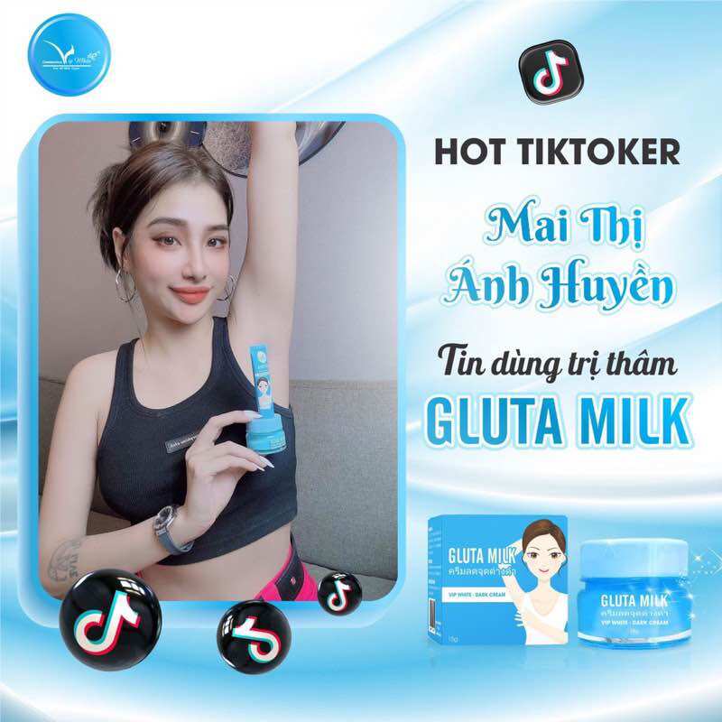 [ Chính Hãng ] Kem Thâm Gluta Milk Thái Lan Mua 1 Được 2