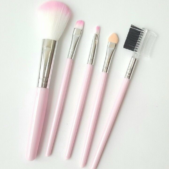 BỘ CỌ MAKEUP HỒNG 5 CÂY