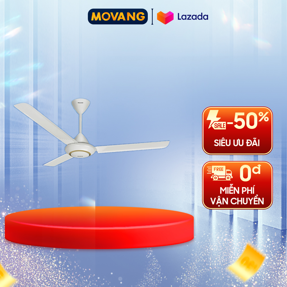 [GIAO TẠI HCM] - Quạt trần Panasonic F-60MZ2-S - Công suất 70W 5 tốc độ gió 3 cánh quạt