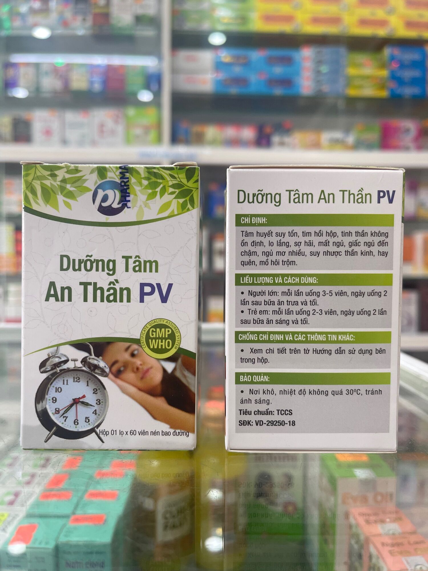 Dưỡng Tâm An Thần PV - 60 viên