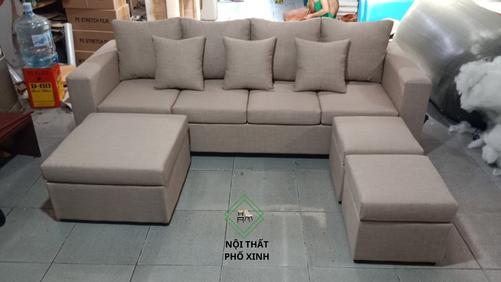 Sofa băng phòng khách (không bao gồm bàn)
