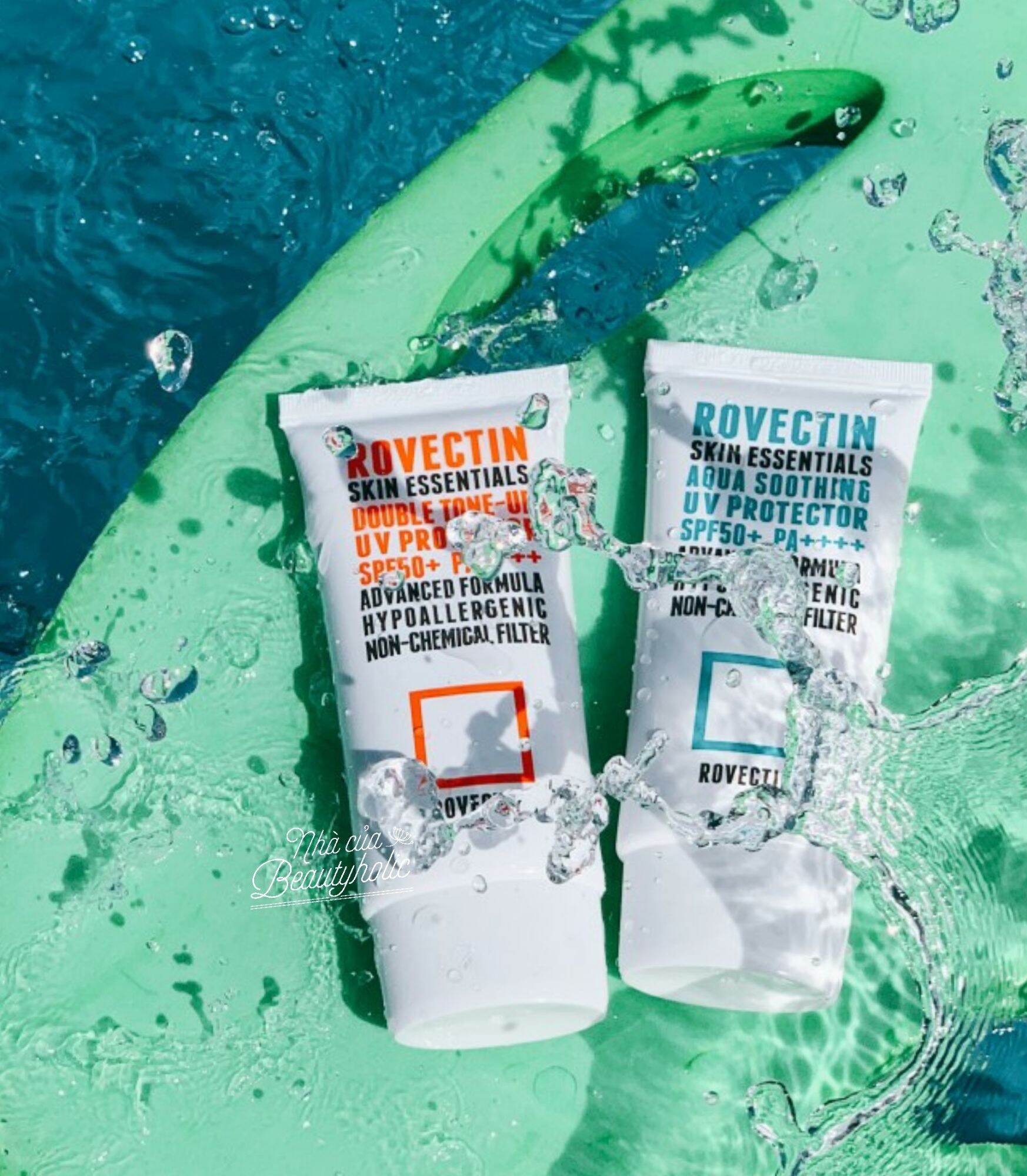 [Nhacuabeautyholic] 🔺[SALE 50% DATE T10/2024] 🔺Kem chống nắng ROVECTIN