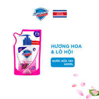 Nước rửa tay sạch khuẩn Safeguard Hương Arctic/ Pure White/ Pink Túi 420ml - Thái Lan
