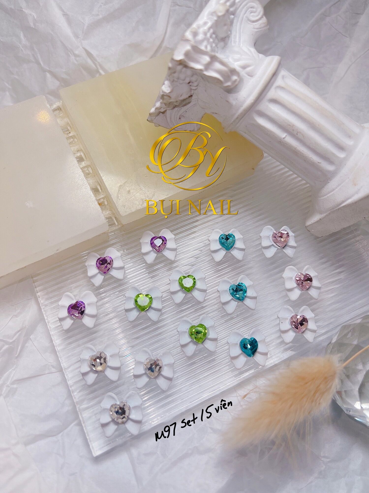 Sale charm kim loại m97 15viên