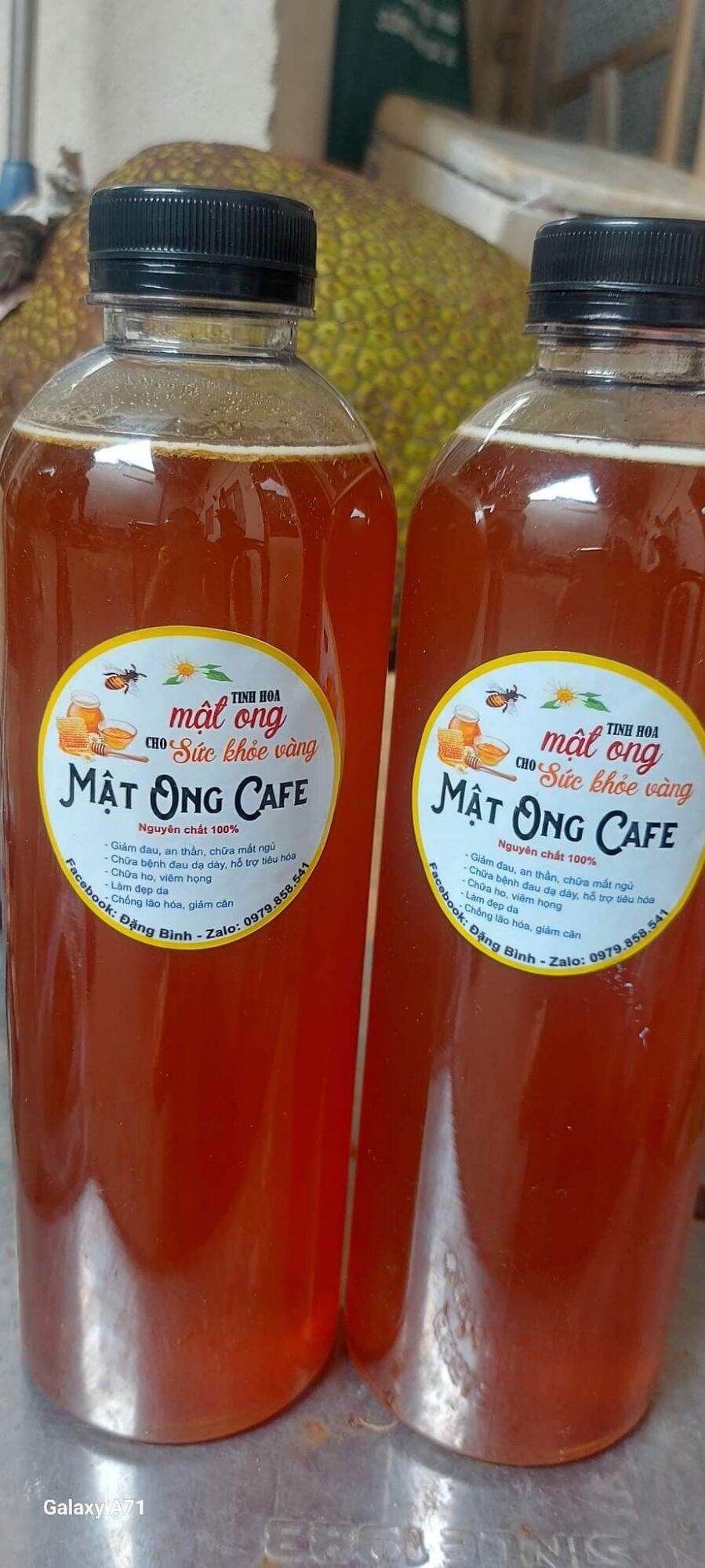 1 lít Mật ong hoa cà phê Đắc lắc nguyên chất 100% (nặng 1.45kg)