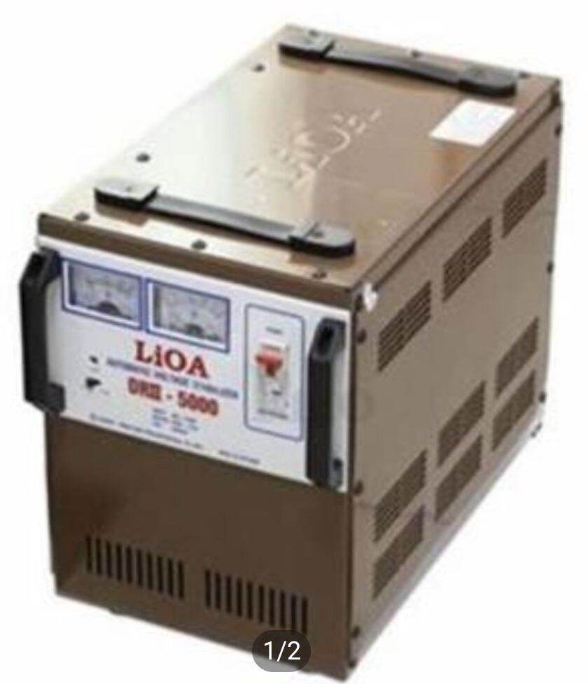 ỔN ÁP LIOA 5KVA, 1PHA dải 50V - 250V + dải 90V - 250V hàng đã qua sử dụng 95% shop cam kết hàng chuẩn dây đồng 100%