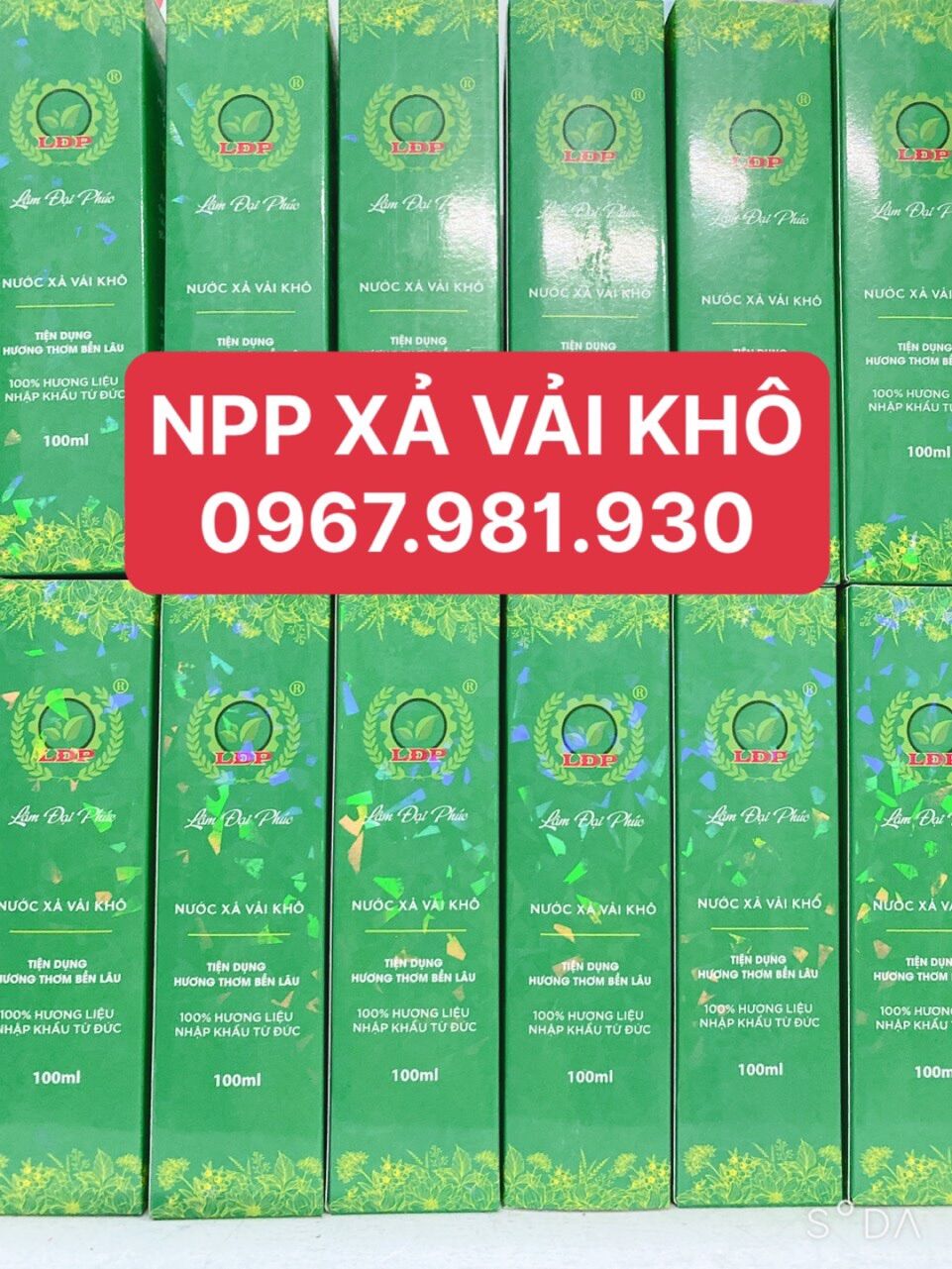 Nước Xả Vải Khô ( MÀU XANH ) Lâm Đại Phúc