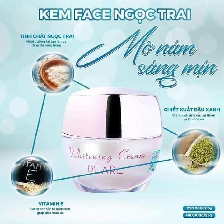 kem dưỡng trắng da face ngọc trai CRD