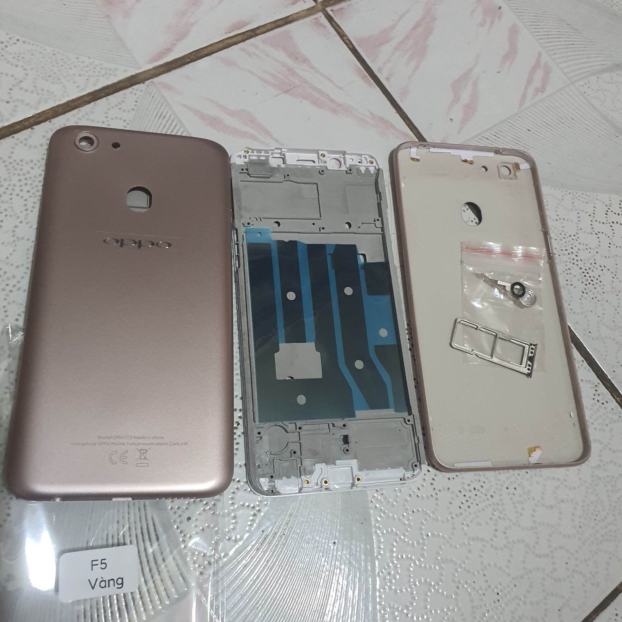 Vỏ oppo F5 F5 YOUTH zin có khay sim kính camera bao test