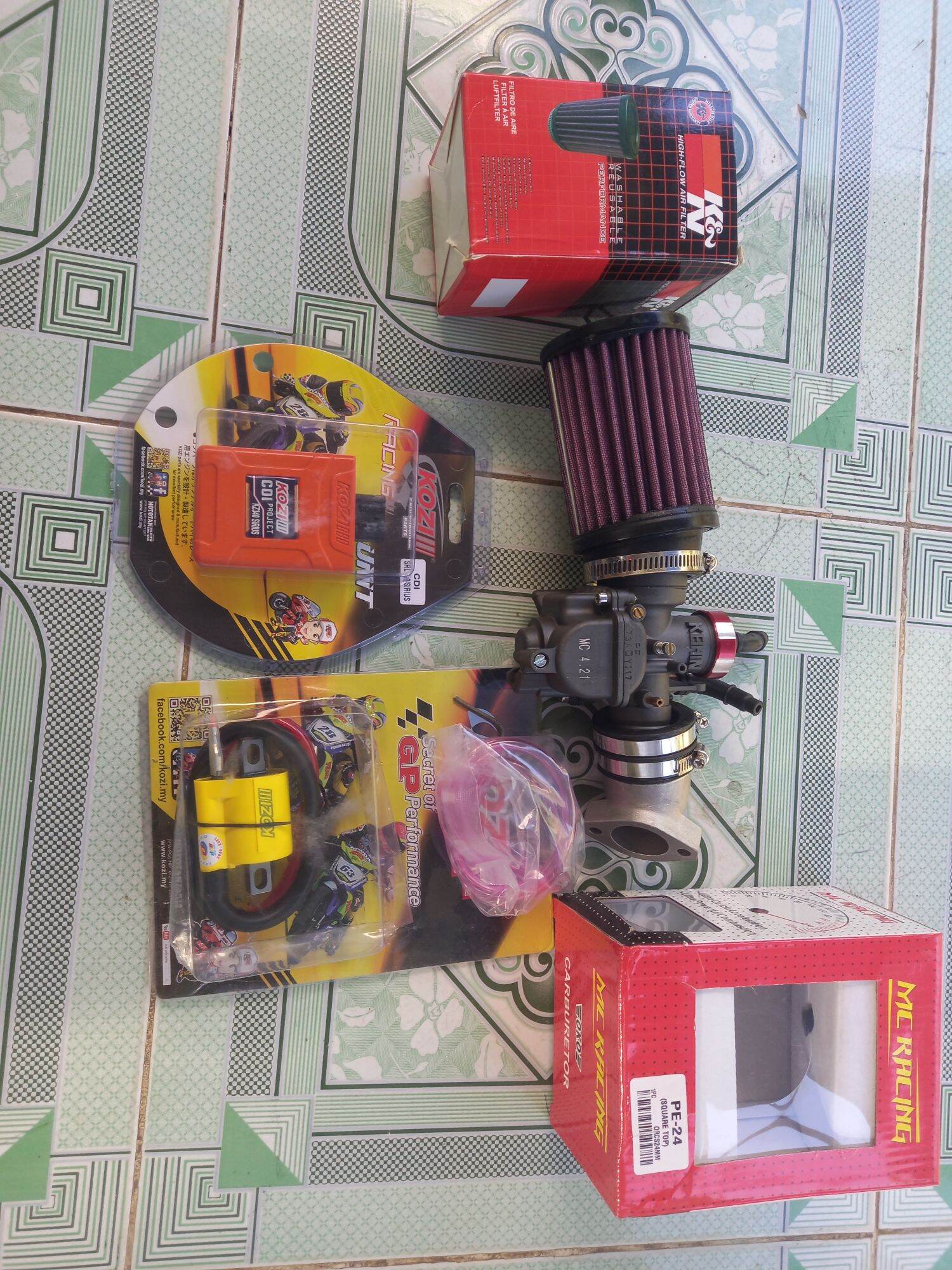 Combo bô xăng lữa cho dream. wave nhỏ. sirius 50cc gắn như zin u
