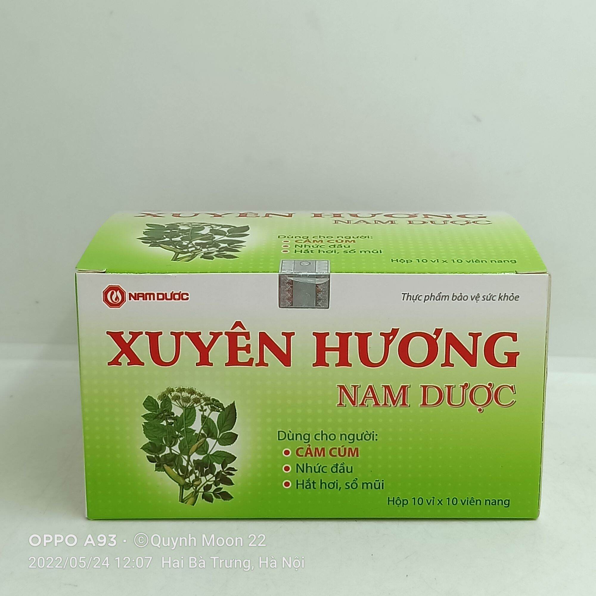 Xuyên hương nam dược hộp 10 vỉ x 10 viên